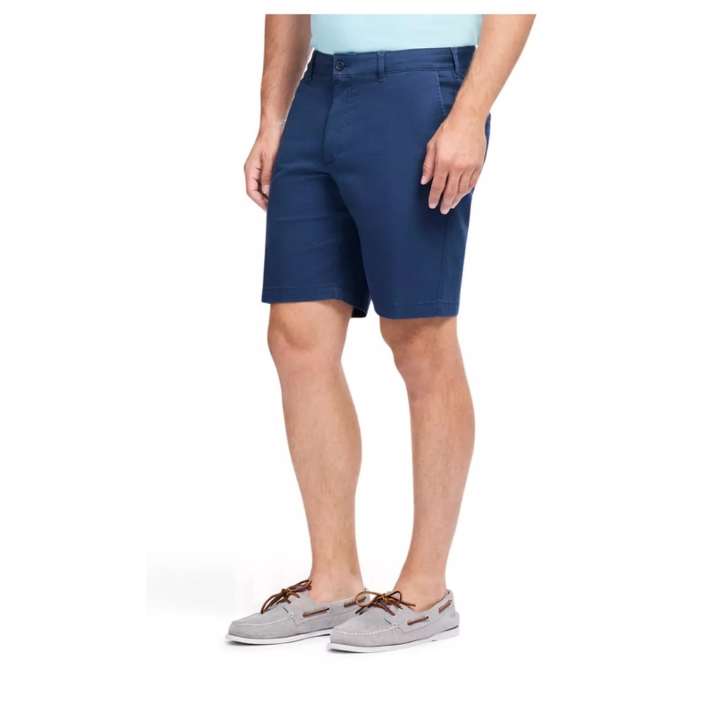 Twill Flat Front Short